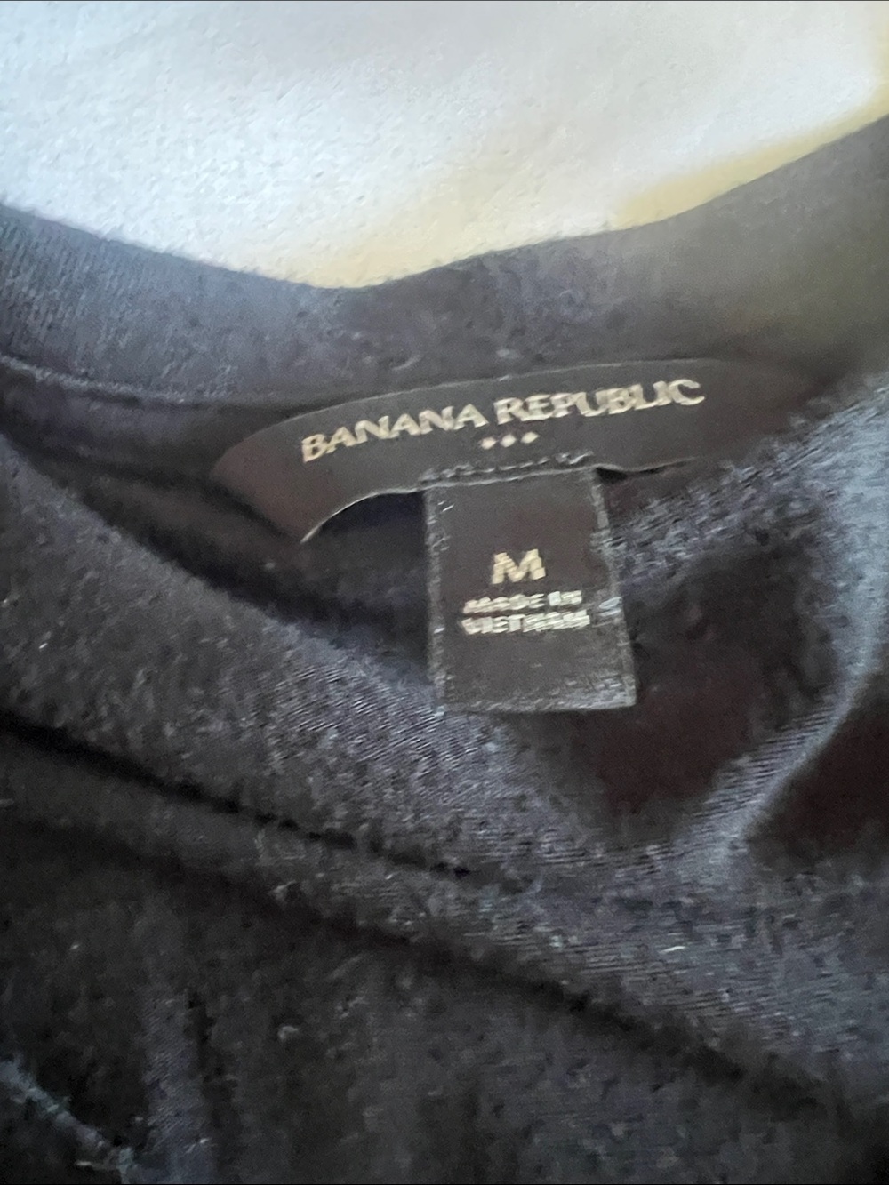 Banana Republic Black Crewneck Top